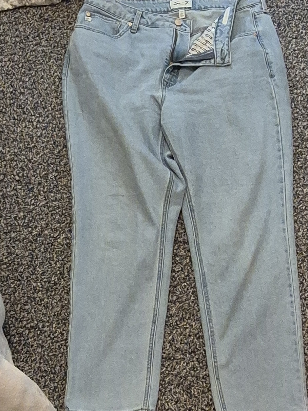 Seven7 Light Blue Slim Straight Women's Jeans